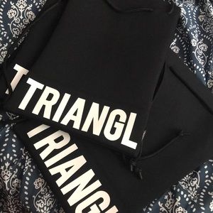 Triangl Drawstring bags